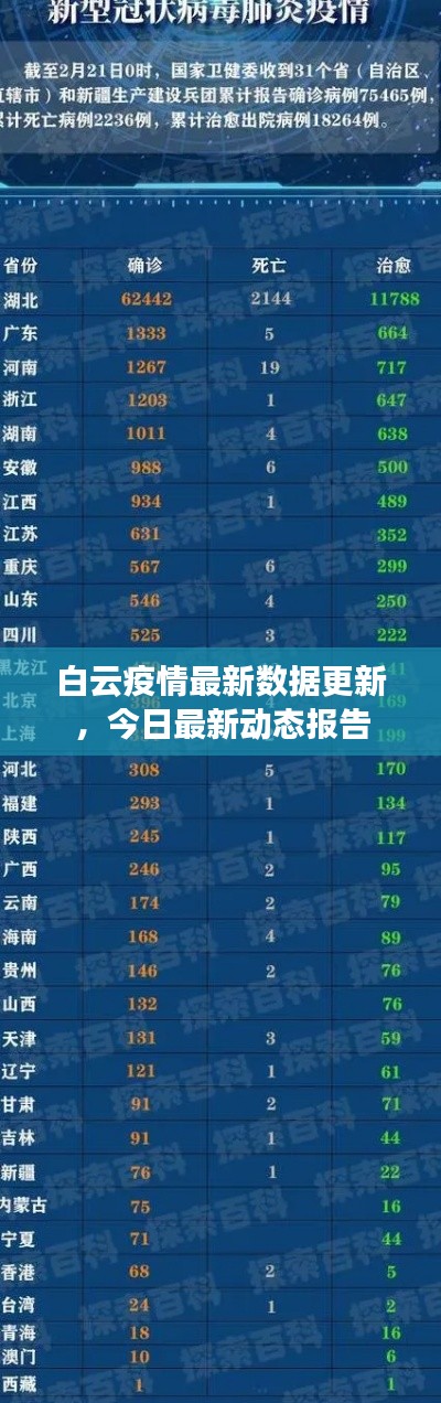 白云疫情最新数据更新,今日最新动态报告